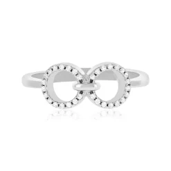 Bague argent 925 et zirconias