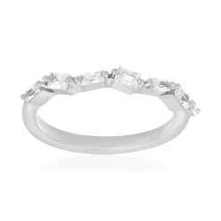 Bague argent 925 et zirconias