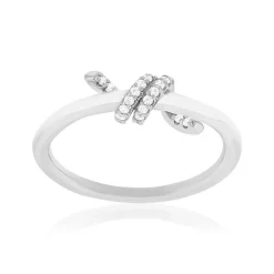 Bague argent 925 et zirconias