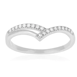 Bague argent 925 et zirconias