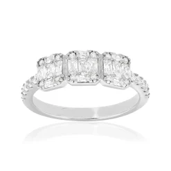 Bague argent 925 et zirconias