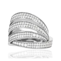 Bague argent 925 et zirconias