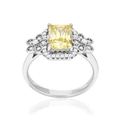 Bague argent 925 et zirconias