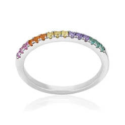 Bague argent 925 et zirconias