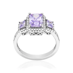 Bague argent 925 et zirconias