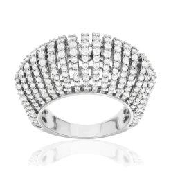Bague argent 925 et zirconias
