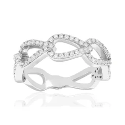 Bague argent 925 et zirconias