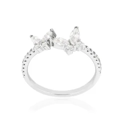 Bague argent 925 et zirconias