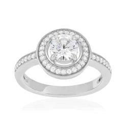 Bague argent 925 et zirconias