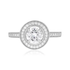 Bague argent 925 et zirconias