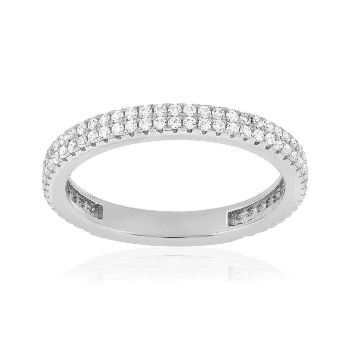 Bague argent 925 et zirconias