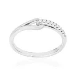 Bague argent 925 et zirconias