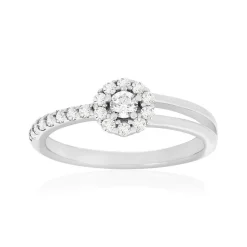 Bague argent 925 et zirconias