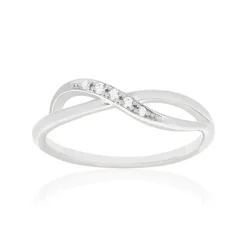 Bague argent 925 et zirconias