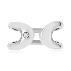 Bague argent 925 et zirconias