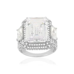 Bague argent 925 et zirconias