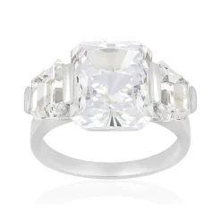 Bague argent 925 et zirconias
