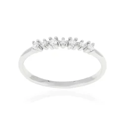 Bague argent 925 et zirconias