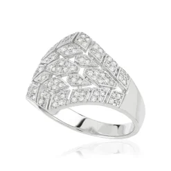 Bague argent 925 et zirconias