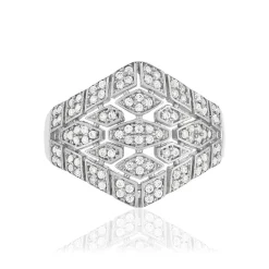Bague argent 925 et zirconias