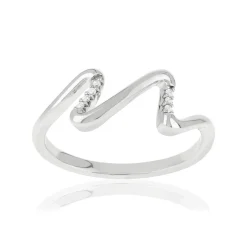 Bague argent 925 et zirconias