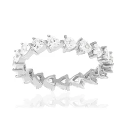 Bague argent 925 et zirconias