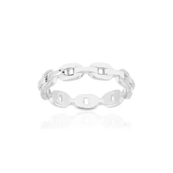 Bague argent 925 maille