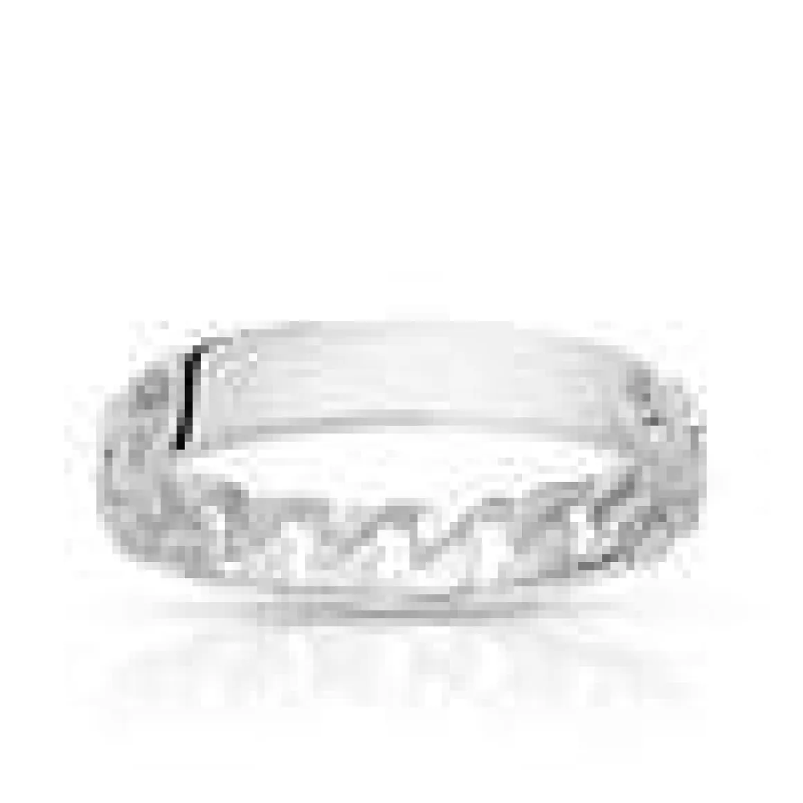 Bague argent 925 maille gourmette