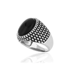 Bague argent 925 onyx