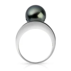 Bague argent 925 perle de culture de Tahiti