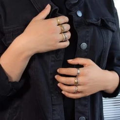 Bague argent 925 perlée, pampille étoile zirconia
