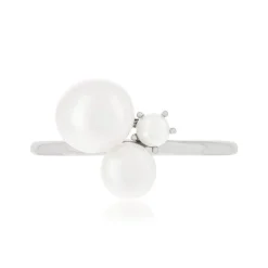 Bague argent 925 perles de Chine