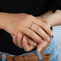 Bague argent 925 style câble