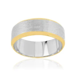 Bague argent 925 2 tons