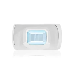 Bague argent zirconia bleu