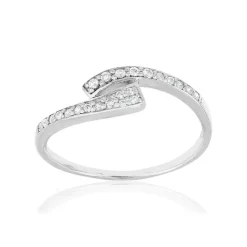Bague argent 925 zirconias