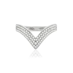 Bague argent 925 zirconias