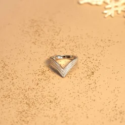 Bague argent 925 zirconias