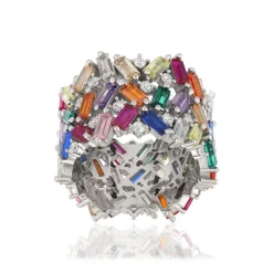 Bague argent 925 zirconias