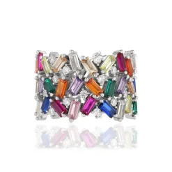 Bague argent 925 zirconias