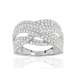 Bague argent 925 zirconias