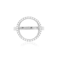 Bague argent 925 zirconias