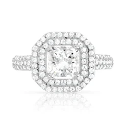 Bague argent 925 zirconias