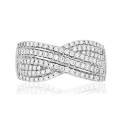 Bague argent 925 zirconias