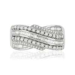 Bague argent 925 zirconias
