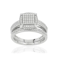 Bague argent 925 zirconias