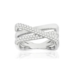 Bague argent 925 zirconias