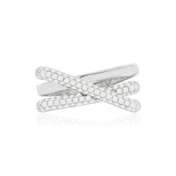 Bague argent 925 zirconias