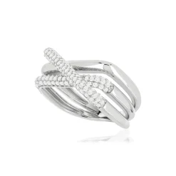 Bague argent 925 zirconias