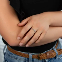 Bague argent 925 zirconias